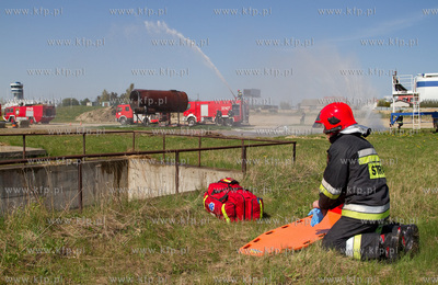 W Porcie Lotniczym Gdansk odbyly sie wspolne cwiczenia...