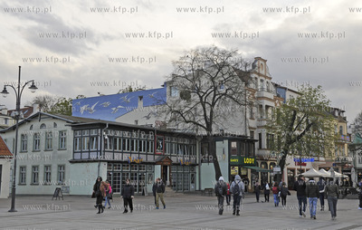Sopot. Ulica Monte Cassino tzw. Monciak. Na zdjeciu...