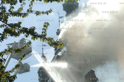 Pozar kosciola sw Katarzyny w Gdansku.
22.05.2006
Fot....