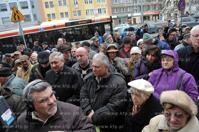 Gdansk - Wrzeszcz - Al. Grunwaldzka. Uroczystosc odsloniecia...