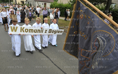 Procesja Bozego Ciala w parafii Najswietszej Maryi...