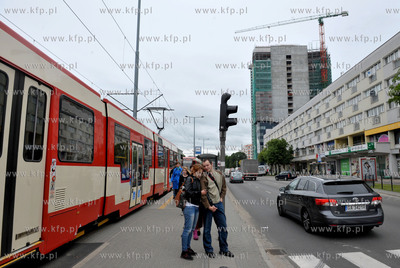 Gdansk. Wrzeszcz. Budowa Centrum Biurowego Neptun przy...