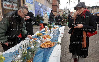 Gdansk Oliwa. Wigilia Oliwska przed siedziba galerii...