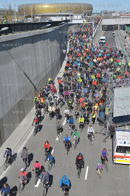 Dzien otwarty tunelu pod Martwa Wisla w Gdansku. To...