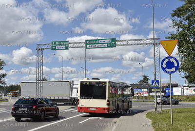 Rondo turbinowe na skrzyżowaniu ulic Budowlanych i...