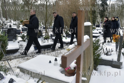 Pogrzeb gdańskiego fotoreportera Wojciecha Lendziona...