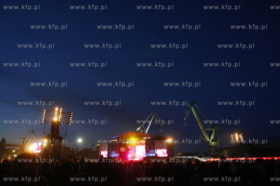 Gdansk. Stocznia. Koncert Zaczelo Sie W Polsce bedacy...