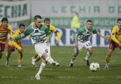 Gdansk. Mecz 1/2 finalu Remes Pucharu Polski w pilce...