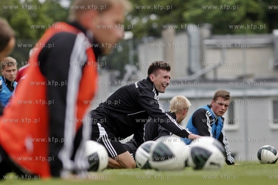 Gdansk. Boisko treningowe przy ul Traugutta. Pierwszy...