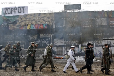 Inscenizacja bitwy o Sopot na terenach zamknietego...