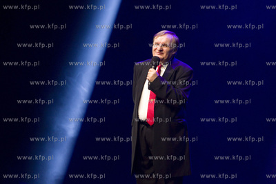 Włoska noc. Gala Sylwestrowo-noworoczna. Nz. prowadzący...