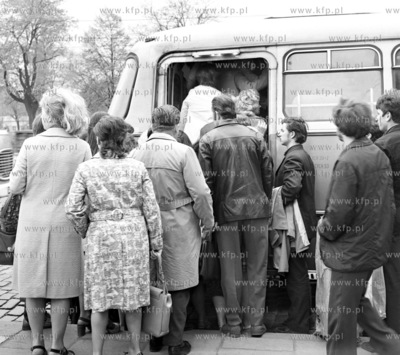 Tlok w autobusie komunkacji miejskiej marki jelcz popularnego...