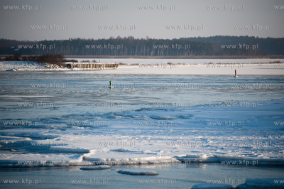 Gdansk. Zimowe mrozne popoludnie na Gorkach Zachodnich....