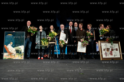 Gdansk. Teatr Wybrzeze. Uroczystosc uroczystosc wreczenia...