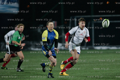 Gdynia. Narodowy Stadion Rugby. Mecz rugby dywizji...