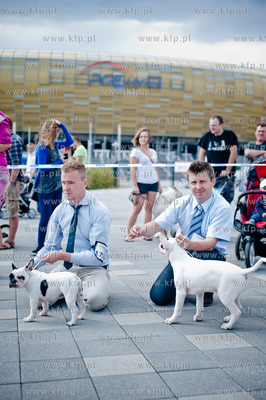 Gdansk. Teren przed stadionem PGE Arena. Miedzynarodowa...