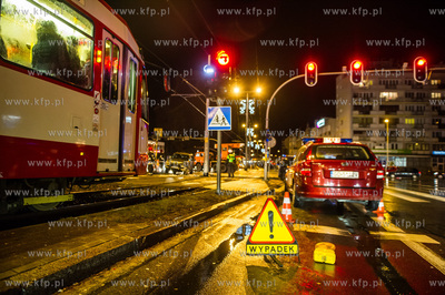 Gdansk. Wrzeszcz. Skrzyzowanie Alei Grunwaldziej i...