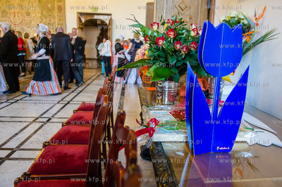 Gdansk. Wielka Sala Wety Ratusza Glownego Miasta. Obchody...