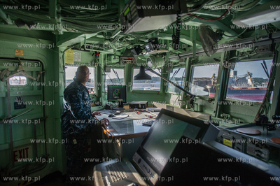 Gdynia. Wizyta amerykaskiego okretu USS Mount Whitney....