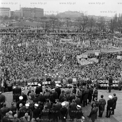 Uroczystości podczas Alertu ZHP. 
1968
0004960z_1968
Fot....
