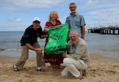 Gdansk. Brzezno. Miedzynarodowa Akcja Sprzatania Baltyku...