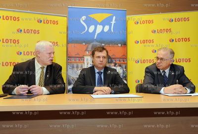 Ergo Arena Sopot/Gdansk. Podpisanie umowy sponsorskiej...