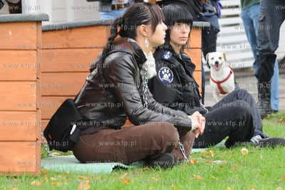 Bulwar Szwedzki w Gdyni. Happening pod haslem: "Zerwijmy...