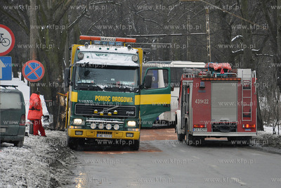Ok. godz. 11 autokar turystyczny wjechal w drzewo na...