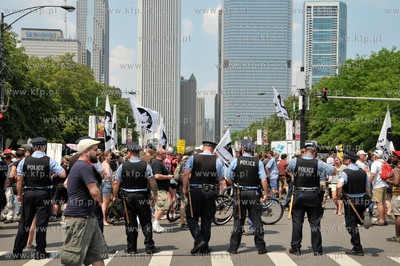 Chicago. Manifestacja przedstawicieli ruchu Okupuj...