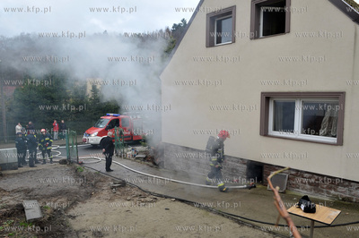 Sopot. Ulica Malopolska 54. Niegrozny pozar wybuchl...