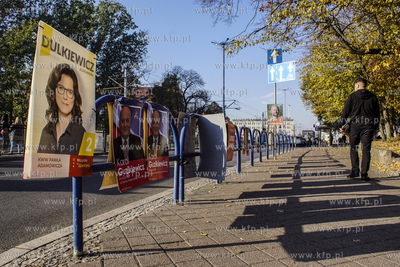 Reklamy wyborcze w Gdańsku. 17.10.2018 fot. Paweł...