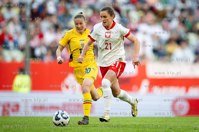Liga Narodów Kobiet: Polska - Rumunia n/z Paula Tomasiak...