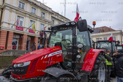 Ogólnopolski protest rolników. Akcja protestacyjna...