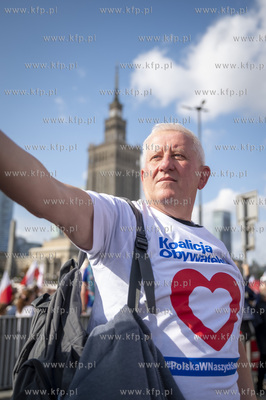 Warszawa. Marsz Miliona Serc. 01.10.2023 fot. Anna...