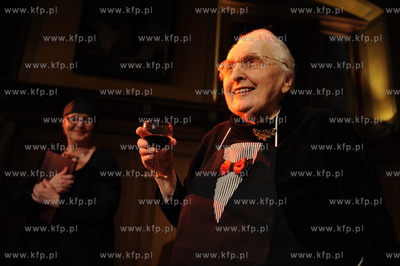 Gdansk, Ratusz Staromiejski. Uroczystosc wreczenia...