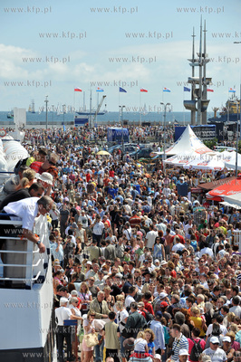 Gdynia The Tall Ships Races 2009. Tlumy turystow i...