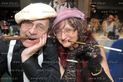 Karnawalowy bal przebierancow w gdanskim hotelu Posejdon....