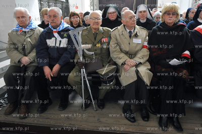 Bazylika Mariacka w Gdansku. Uroczystosci pogrzebowe...