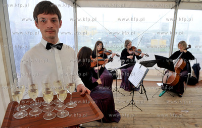 Gdansk. Rebiechowo. Uroczystosc wmurowania kamienia...