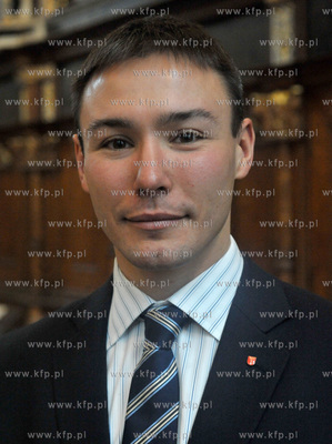 Gdansk, Dwor Artusa. Prezentacja przyszlych radnych...