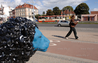 Gdansk Oliwa. Okolice petli tramwajowej na al. Grunwaldzkiej,...