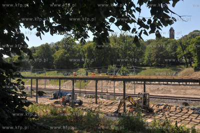 Budowa przystanu SKM Srodmiescie. 22.07.2014 fot. Maciej...