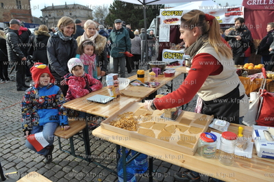 Dzien Niepodleglosci w Gdansku. Na Targu Weglowym odbywal...