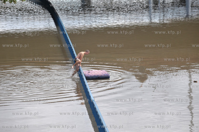 Gdańsk Wrzeszcz  po intensywnych opadach deszczu....