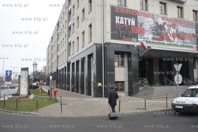 Na siedzibie Solidarnosci w Gdansku zawisnal  baner...