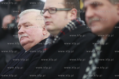 Gdansk Rebiechowo. Lotnisko im. Lecha Walesy. Uroczyste...