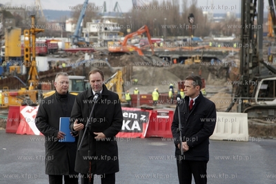 Uroczyste otwarcie polaczenia drog krajowych: Trasa...