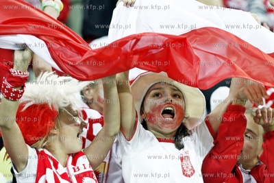 Gdansk. PGE Arena. Mecz towarzyski Polska- Dania. Nz....