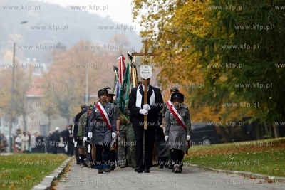 Pogrzeb prof. Andrzeja Zbierskiego na cmentarzu Srebrzysko...