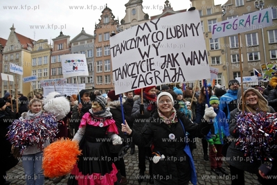 Demonstracja w obronie Pałacu Młodzieży w Gdańsku.
31.01.2015
fot....